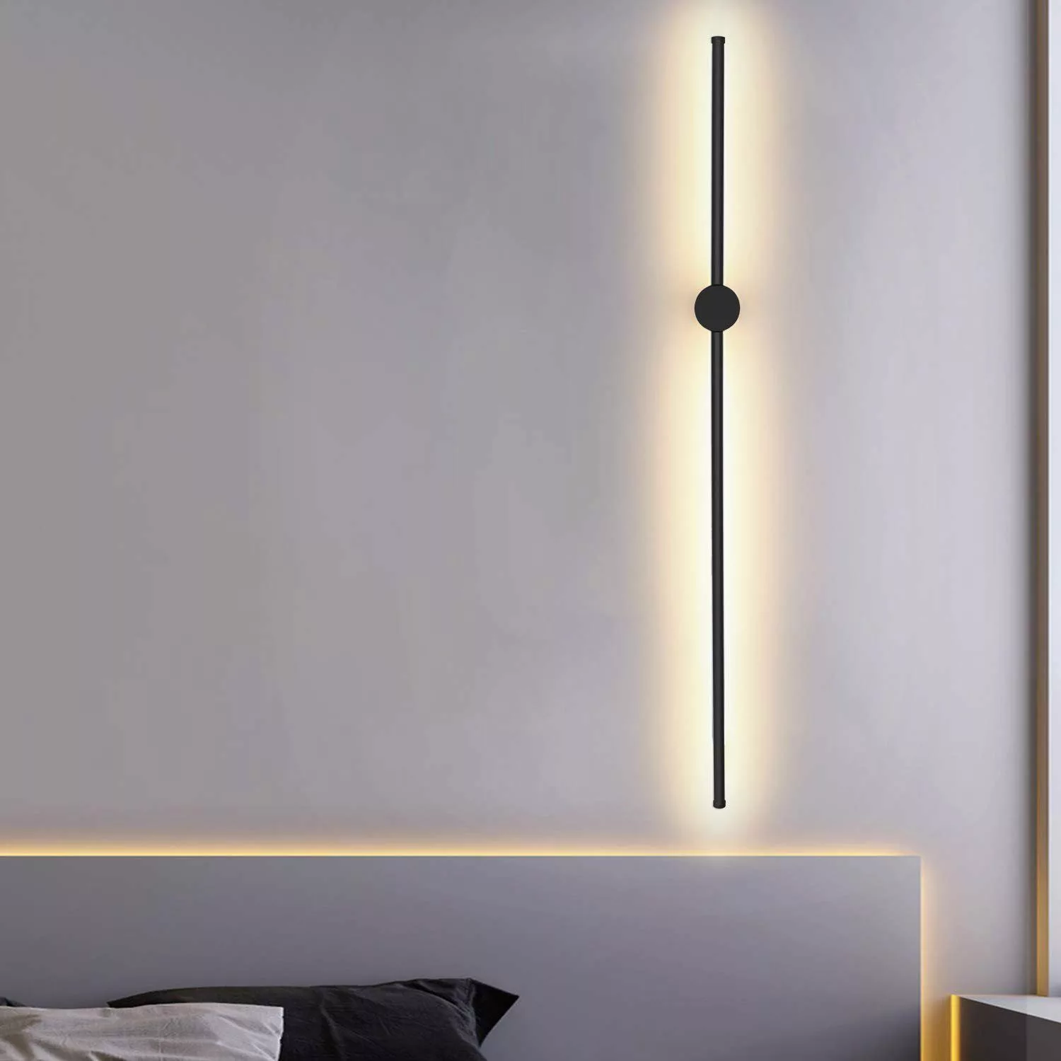 ZMH LED Wandleuchte Innen Schwarz Modern günstig online kaufen