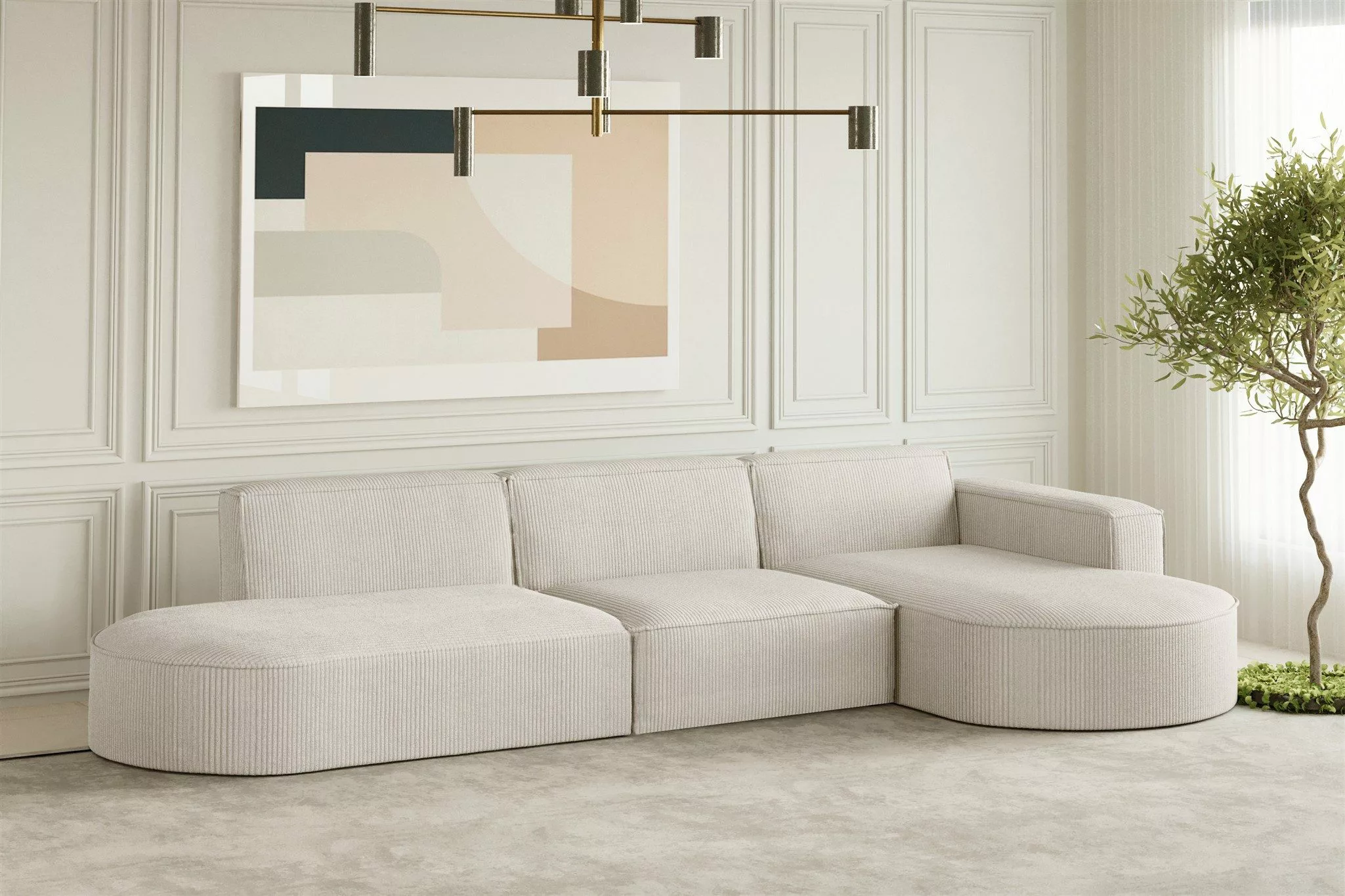 Fun Möbel Ecksofa Designersofa PALMA mit günstig online kaufen