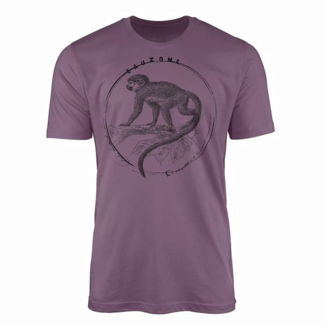 Sinus Art T-Shirt Evolution Herren T-Shirt Totenkopfäffchen günstig online kaufen