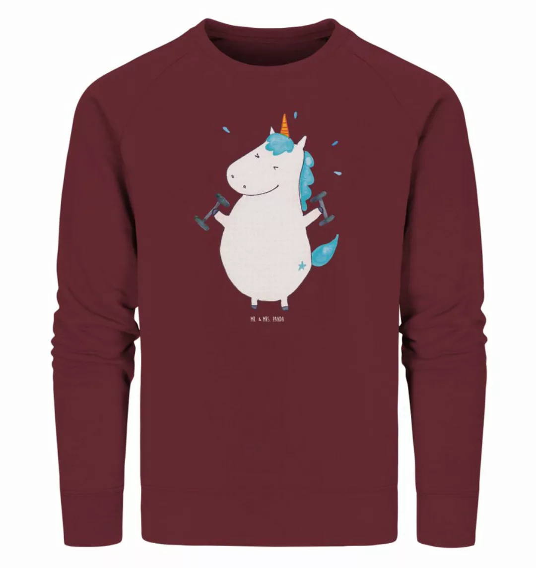 Mr. & Mrs. Panda Longpullover Größe S Einhorn Fitness - Burgundy - Geschenk günstig online kaufen