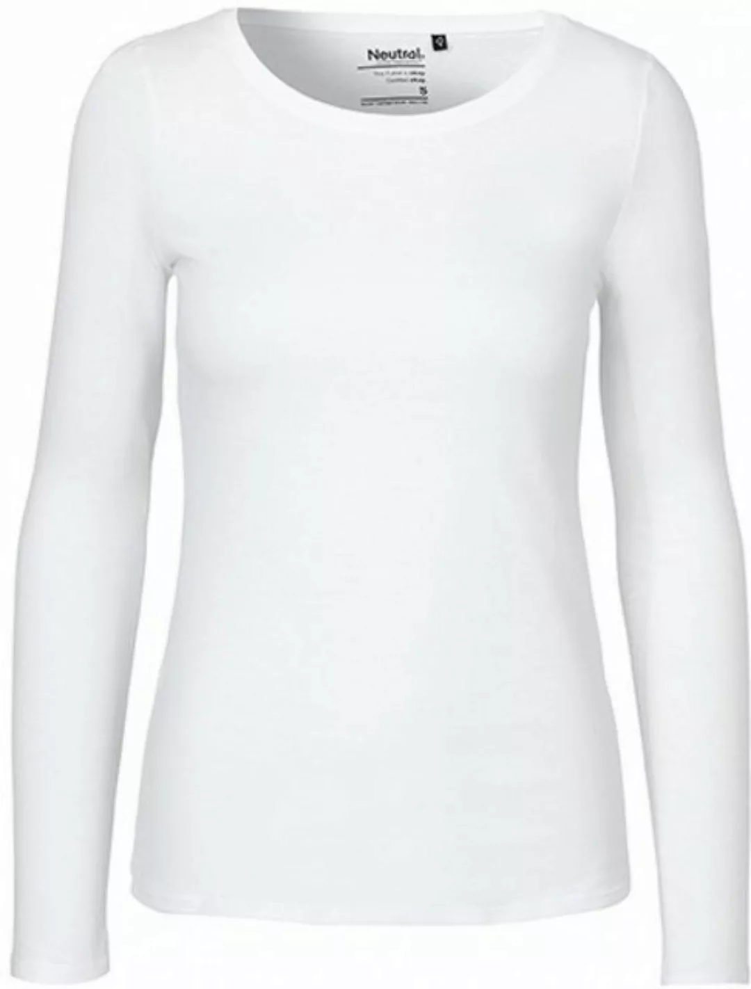 Neutral Langarmshirt Damen Long Sleeve T-Shirt / 100% Fairtrade-Baumwolle günstig online kaufen