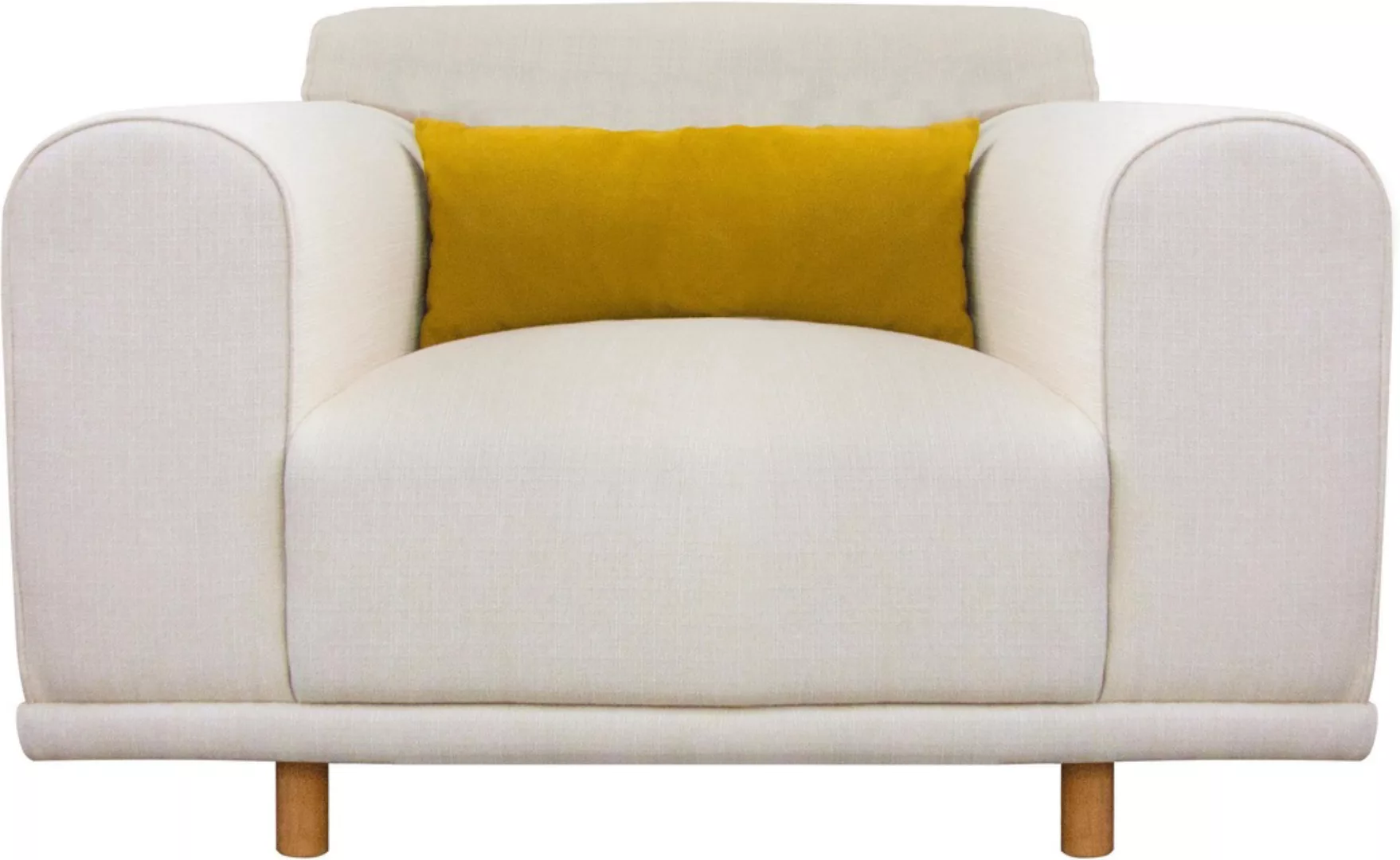 andas Loveseat »Maroon Sessel«, in skandinavischem Design, mit losem Kissen günstig online kaufen