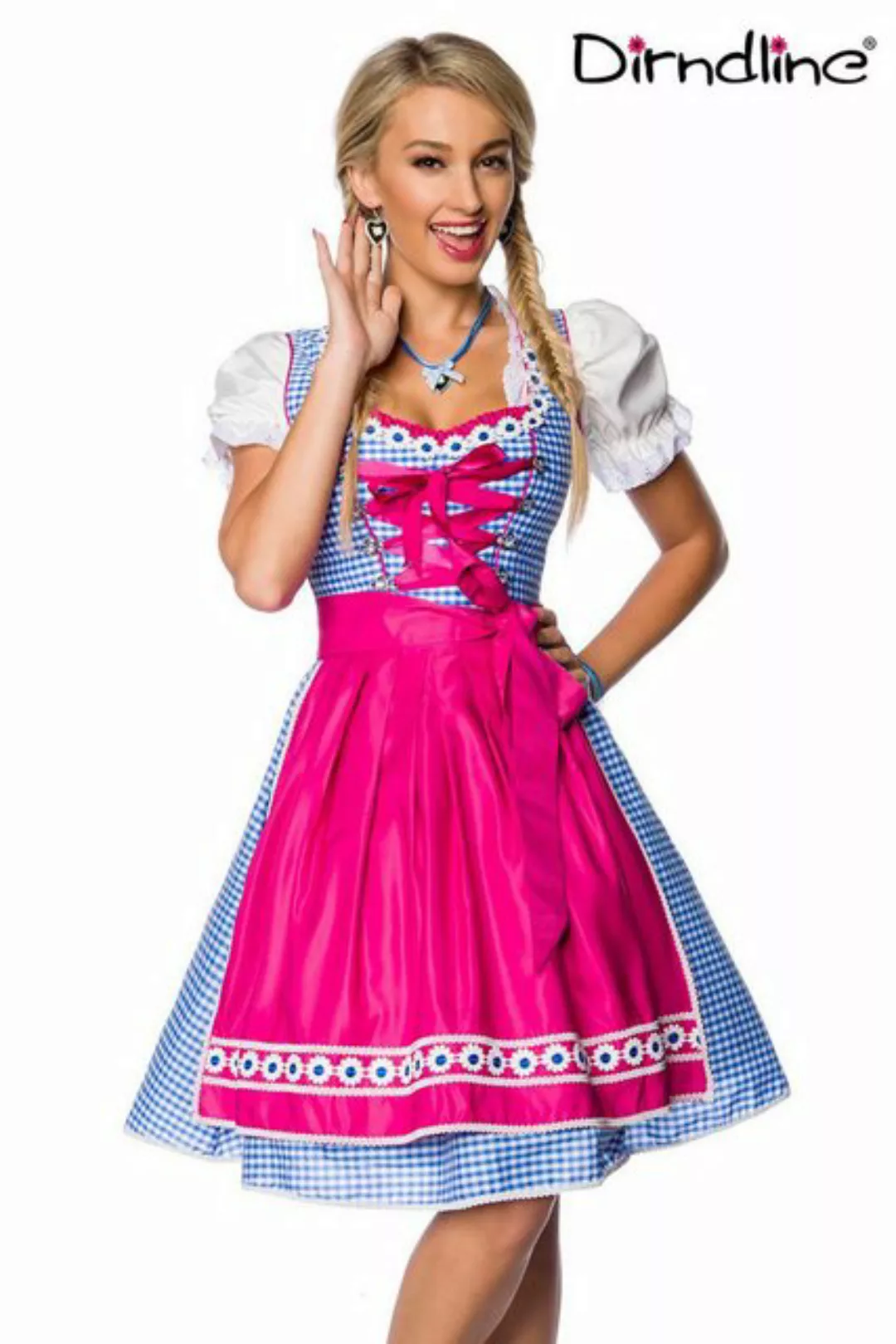 Dirndline Dirndl Dirndline - Traditionelles Karodirndl - (2XL,3XL,L,M,S,XL) günstig online kaufen