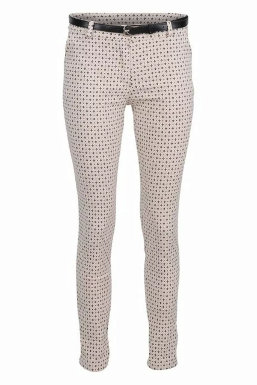 malito more than fashion Chinohose 1032 gemusterte Stretch Chinohose comfor günstig online kaufen