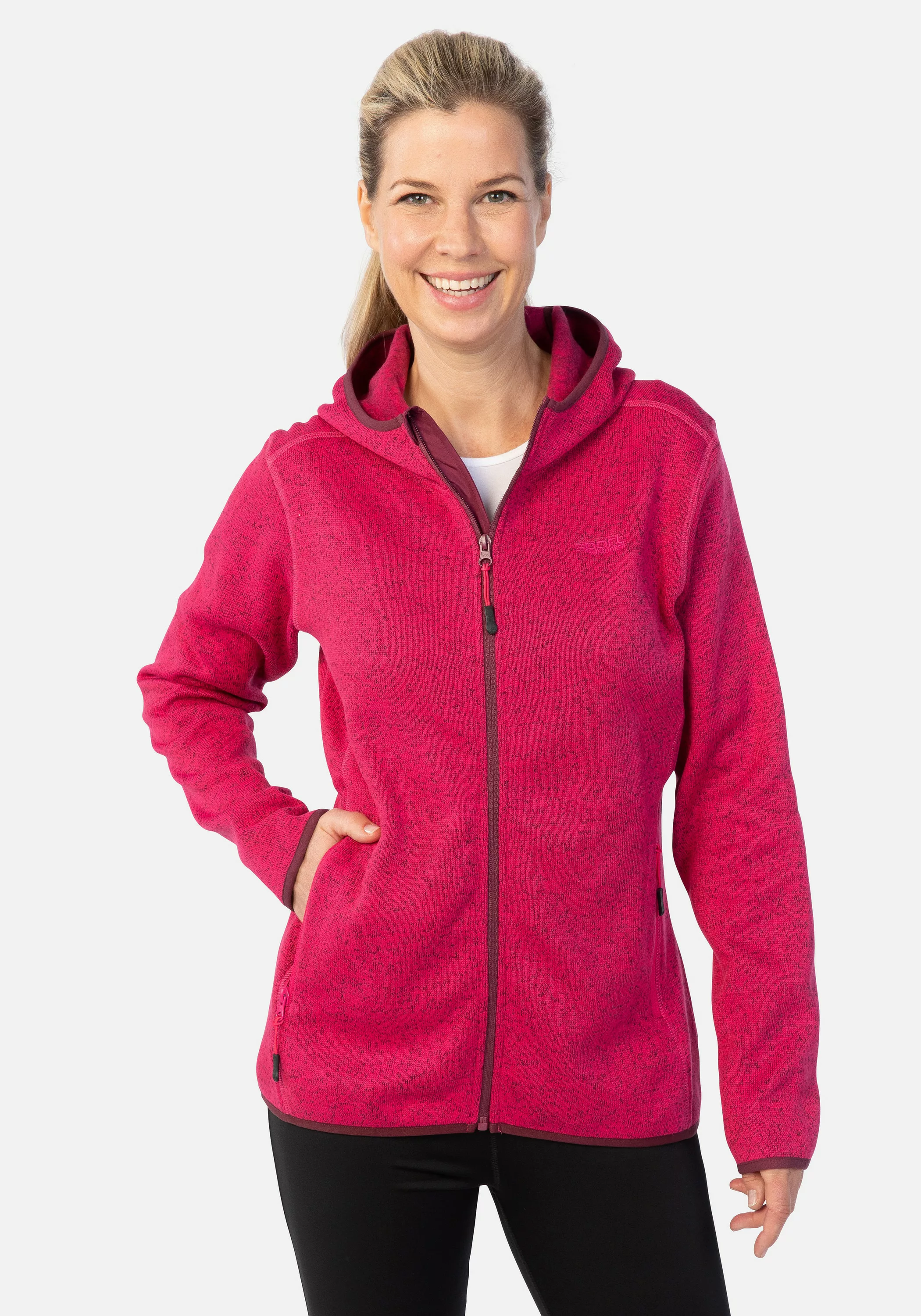 STOOKER WOMEN Sweatjacke "JOANE Strickfleecejacke", Sweatjacke Sport Synthe günstig online kaufen