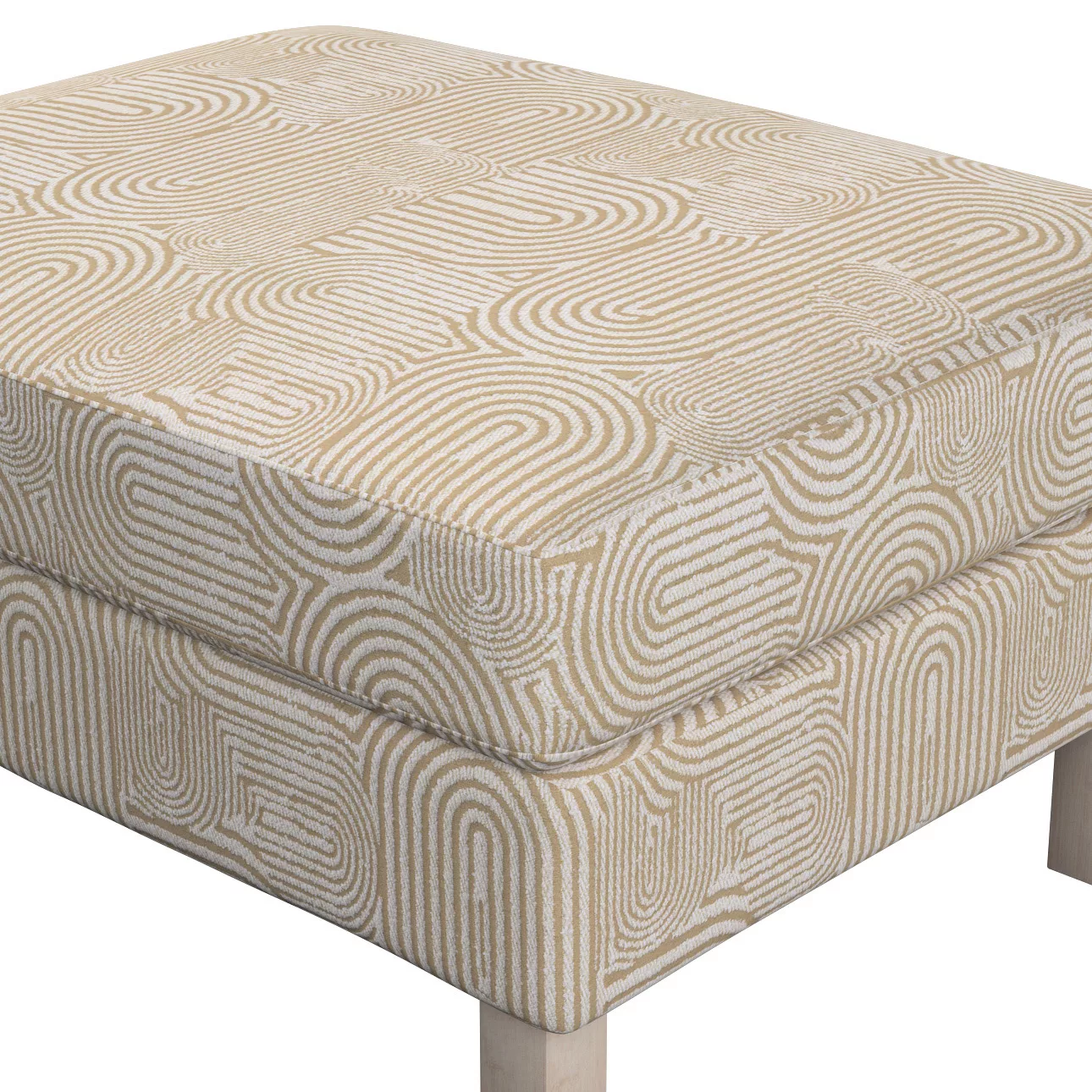 Bezug für Karlstad Hocker, beige-ecru, Husse, Karstadt Hocker, Cosy Home (1 günstig online kaufen