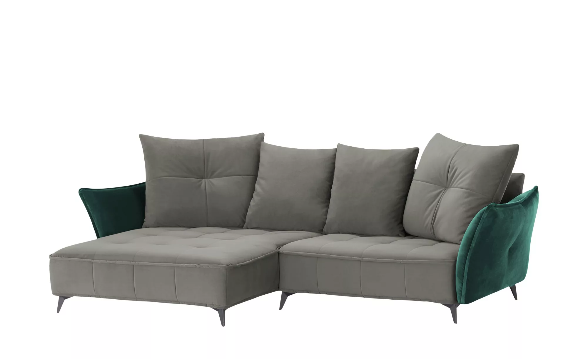 Ecksofa  Crease ¦ grau ¦ Maße (cm): B: 290 H: 80 T: 175 Polstermöbel > Sofa günstig online kaufen