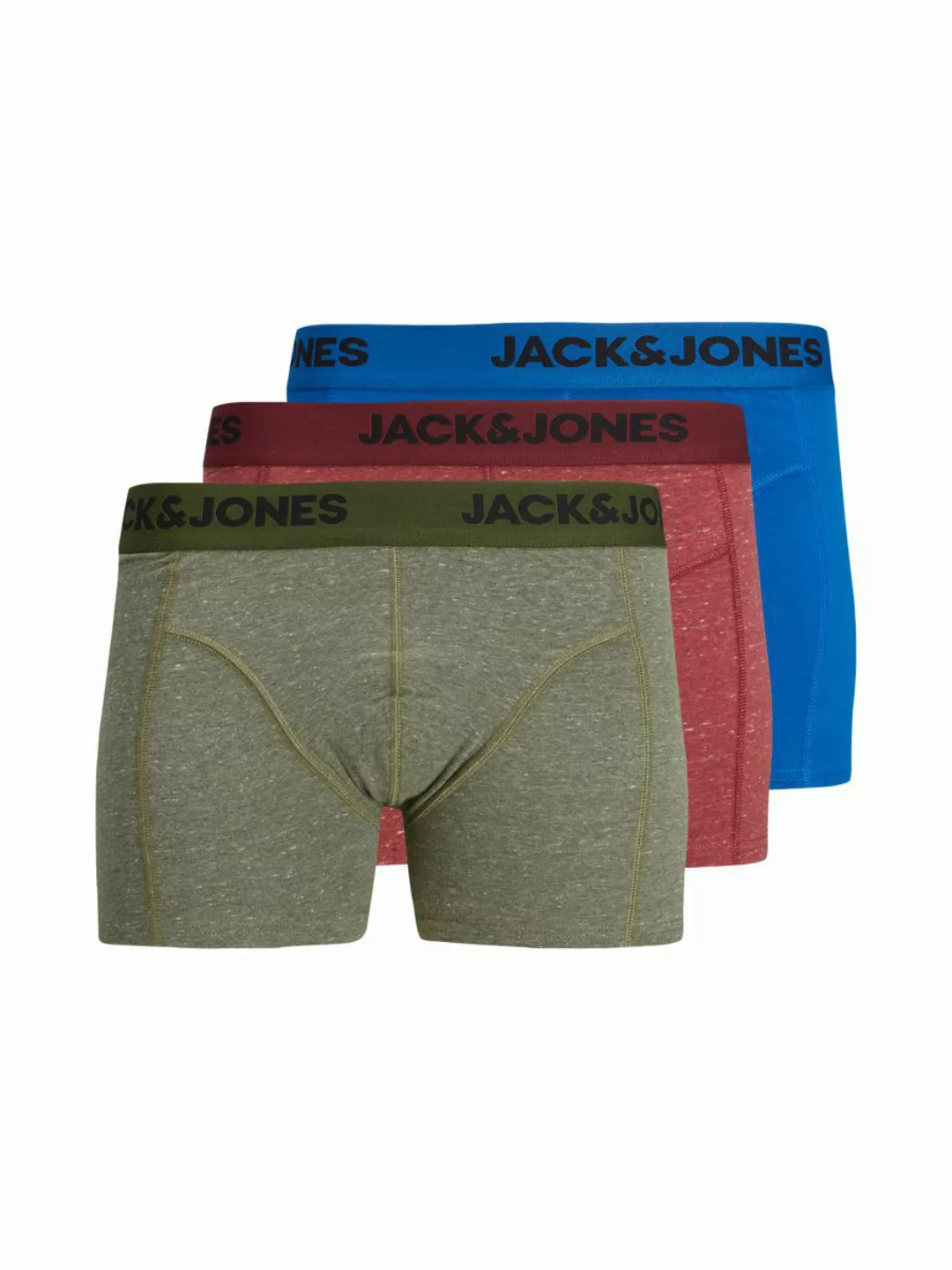 Jack & Jones 3-er Set Trunks Grün & Anthrazit günstig online kaufen