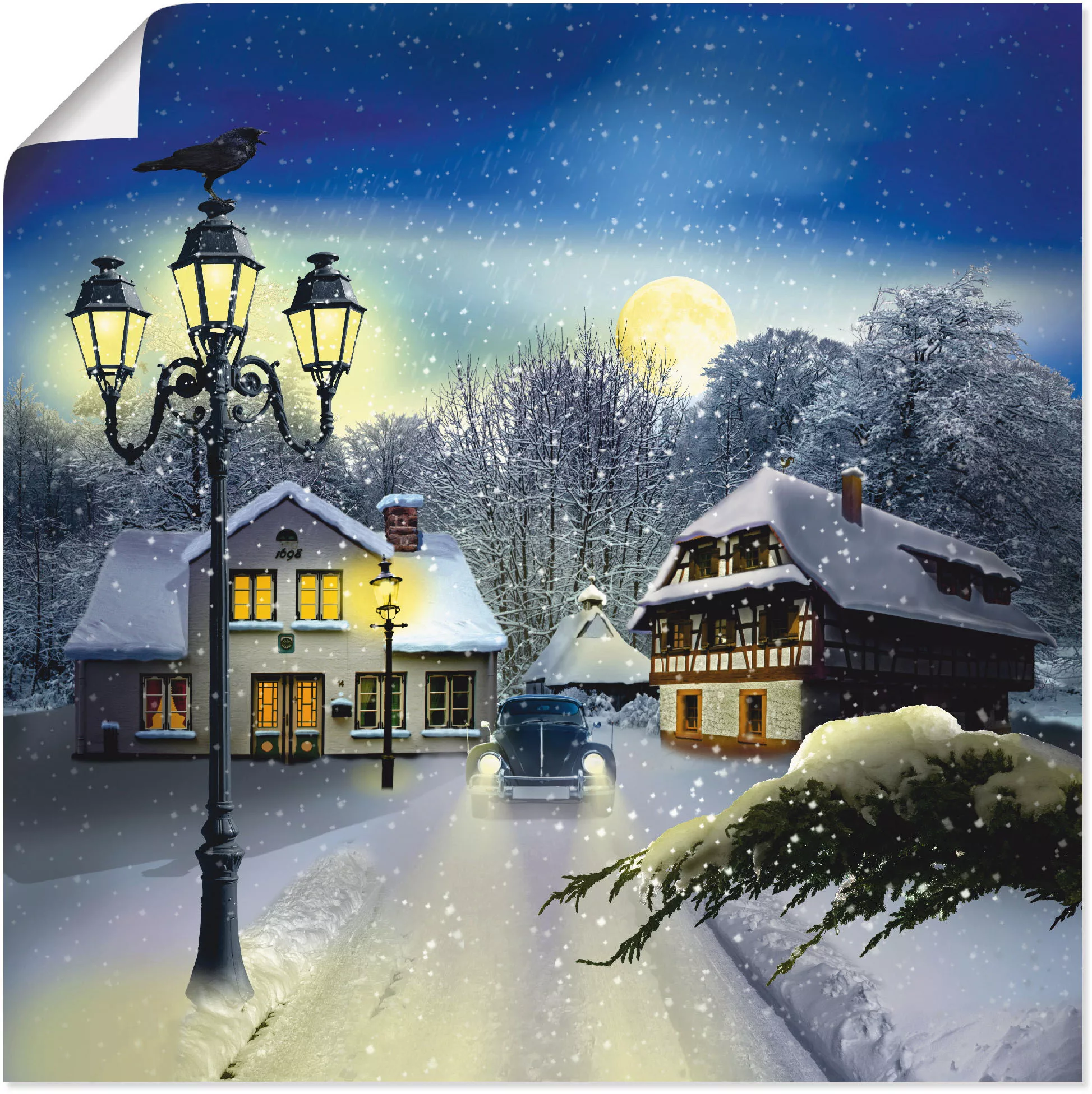 Artland Wandbild »Winterzeit«, Vier Jahreszeiten, (1 St.) günstig online kaufen