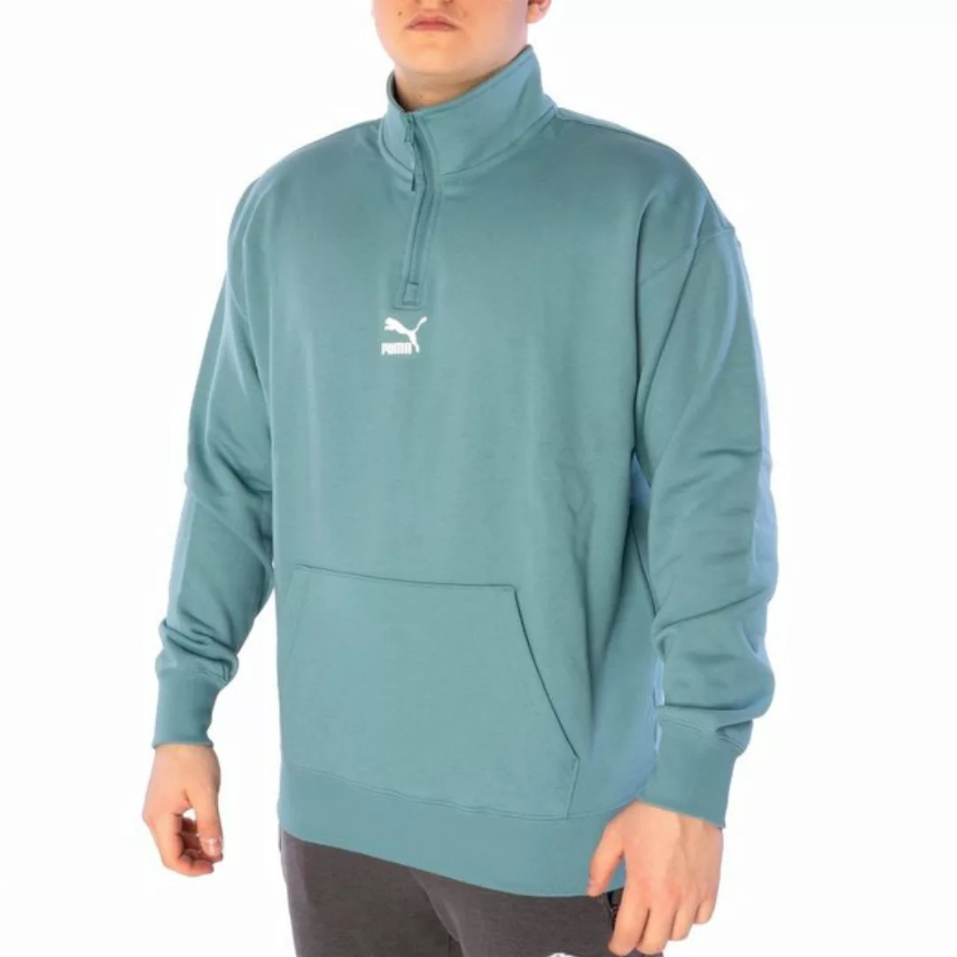 PUMA Sweatshirt Sweatshirt Puma Classic Half-Zip Crew TR, G XL, F mine blue günstig online kaufen