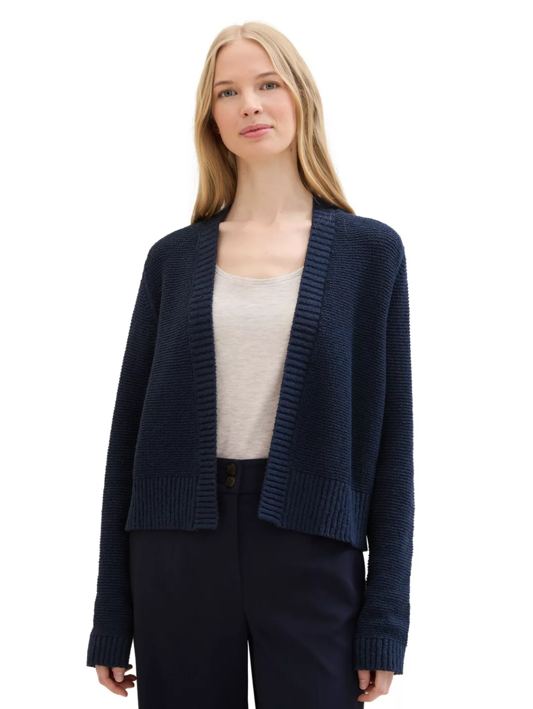 TOM TAILOR Cardigan, mit Strick-Elementen günstig online kaufen