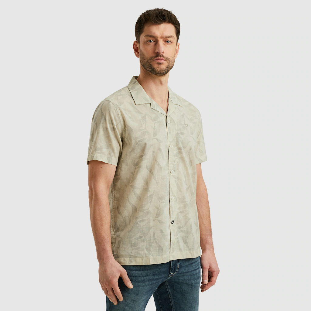 PME LEGEND Kurzarmhemd "Short Sleeve Shirt Print On Ctn Slub", mit floralem günstig online kaufen
