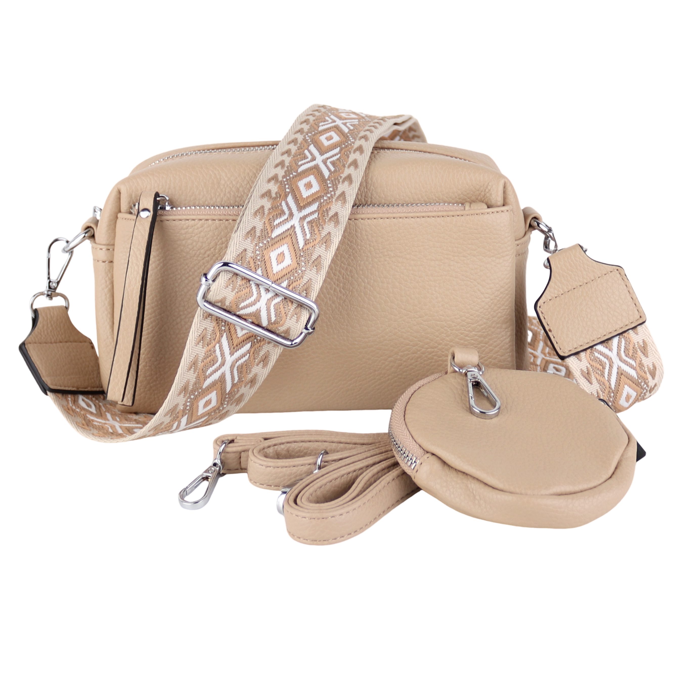 MIRROSI Umhängetasche Damen, Veganleder Crossbody Tasche günstig online kaufen