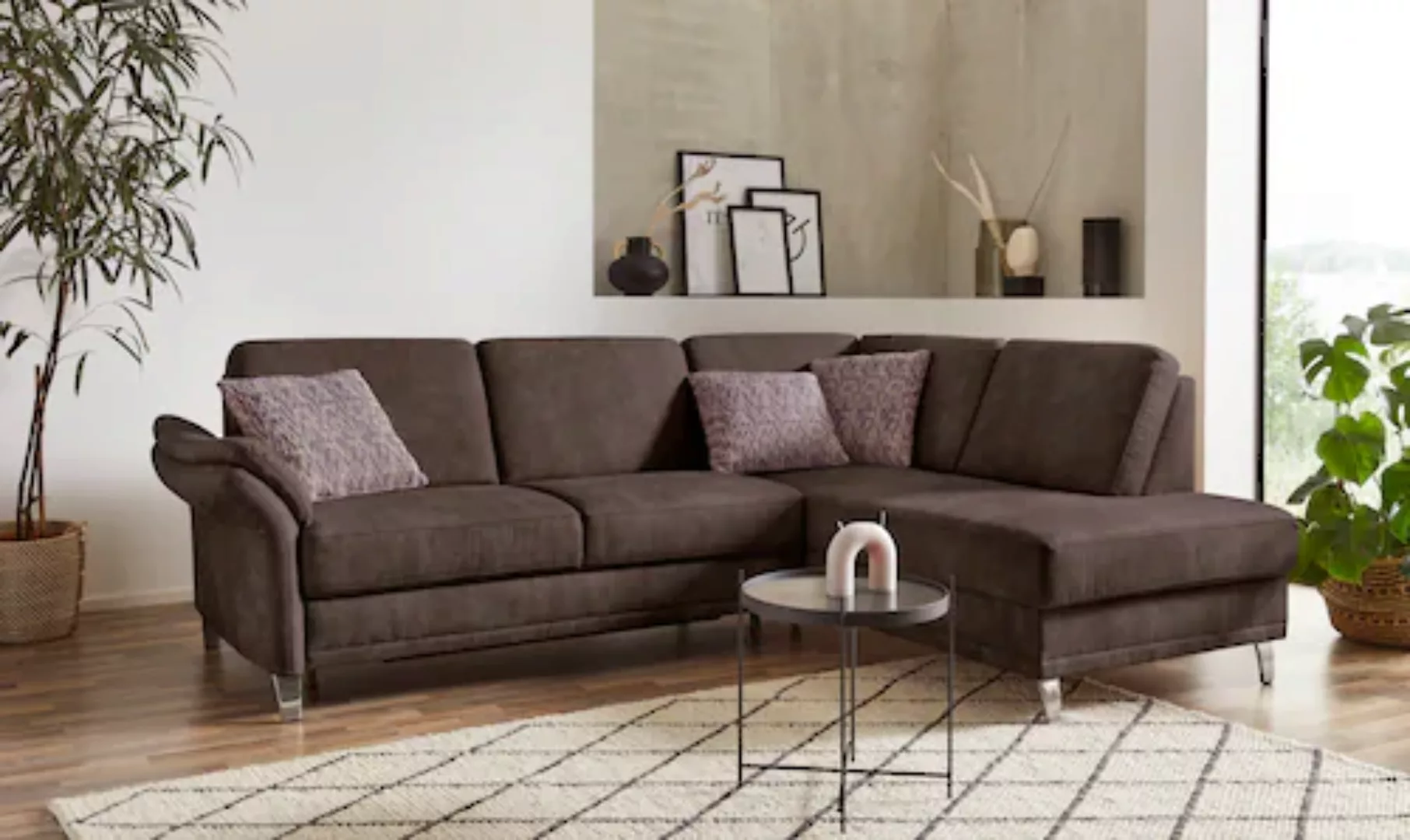 sit&more Ecksofa "Clio L-Form", wahlweise mit Bettfunktion und Bettkasten, günstig online kaufen