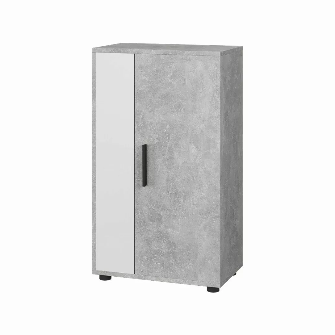 Vicco Highboard Berno, Beton/Weiß, 50.1 x günstig online kaufen