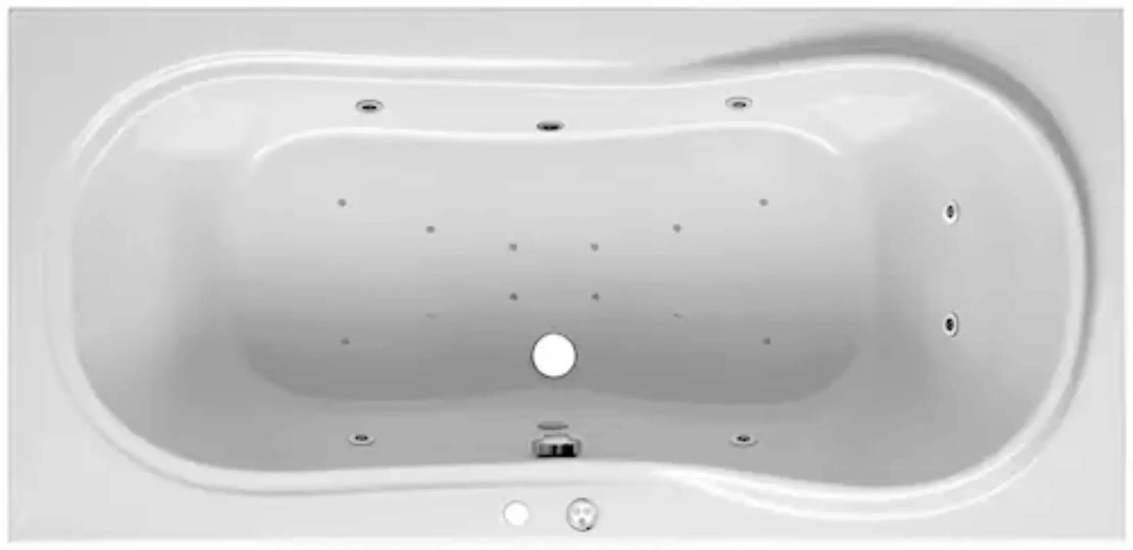 OTTOFOND Whirlpool-Badewanne »Palma«, (Komplett-Set, 1 tlg.) günstig online kaufen