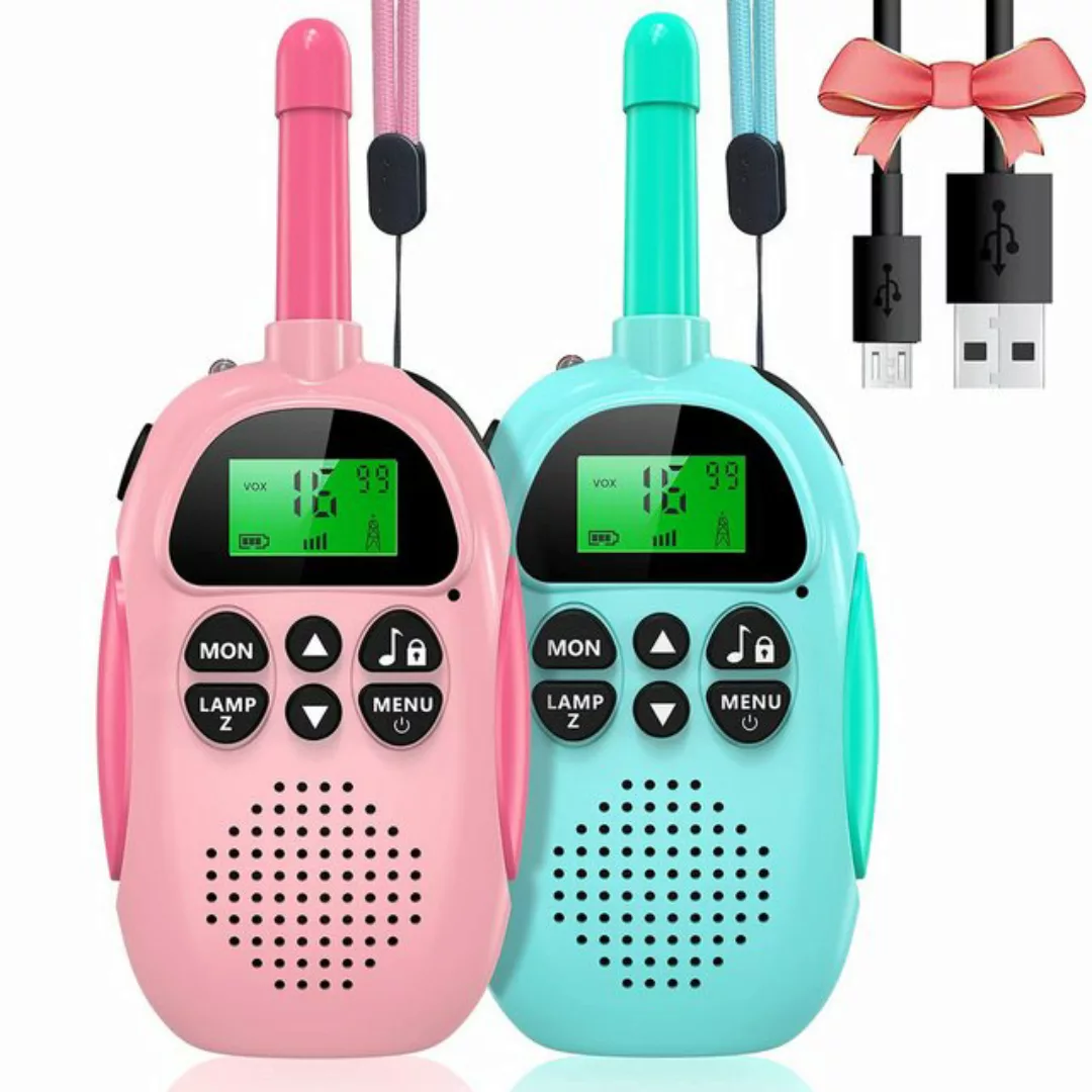 Ophy Walkie Talkie Wiederaufladbare Walkie Talkies für Kinder, mit LCD-Tasc günstig online kaufen