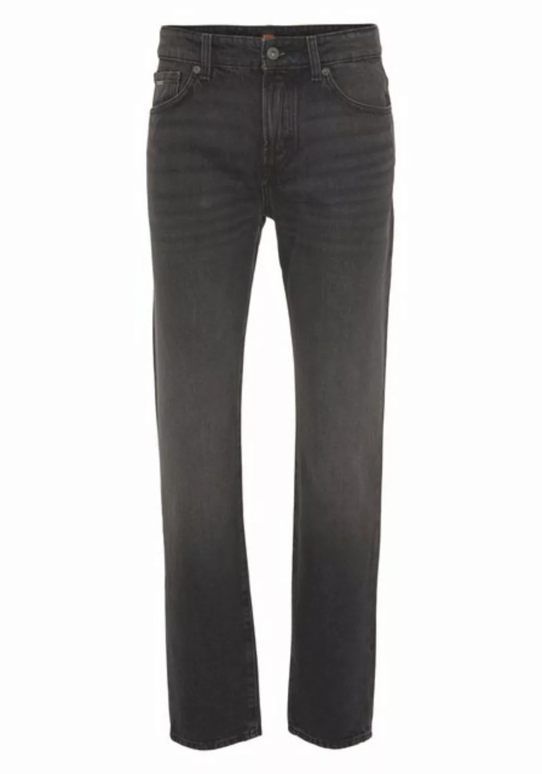 BOSS ORANGE Straight-Jeans Maine BC mit BOSS Leder-Badge günstig online kaufen