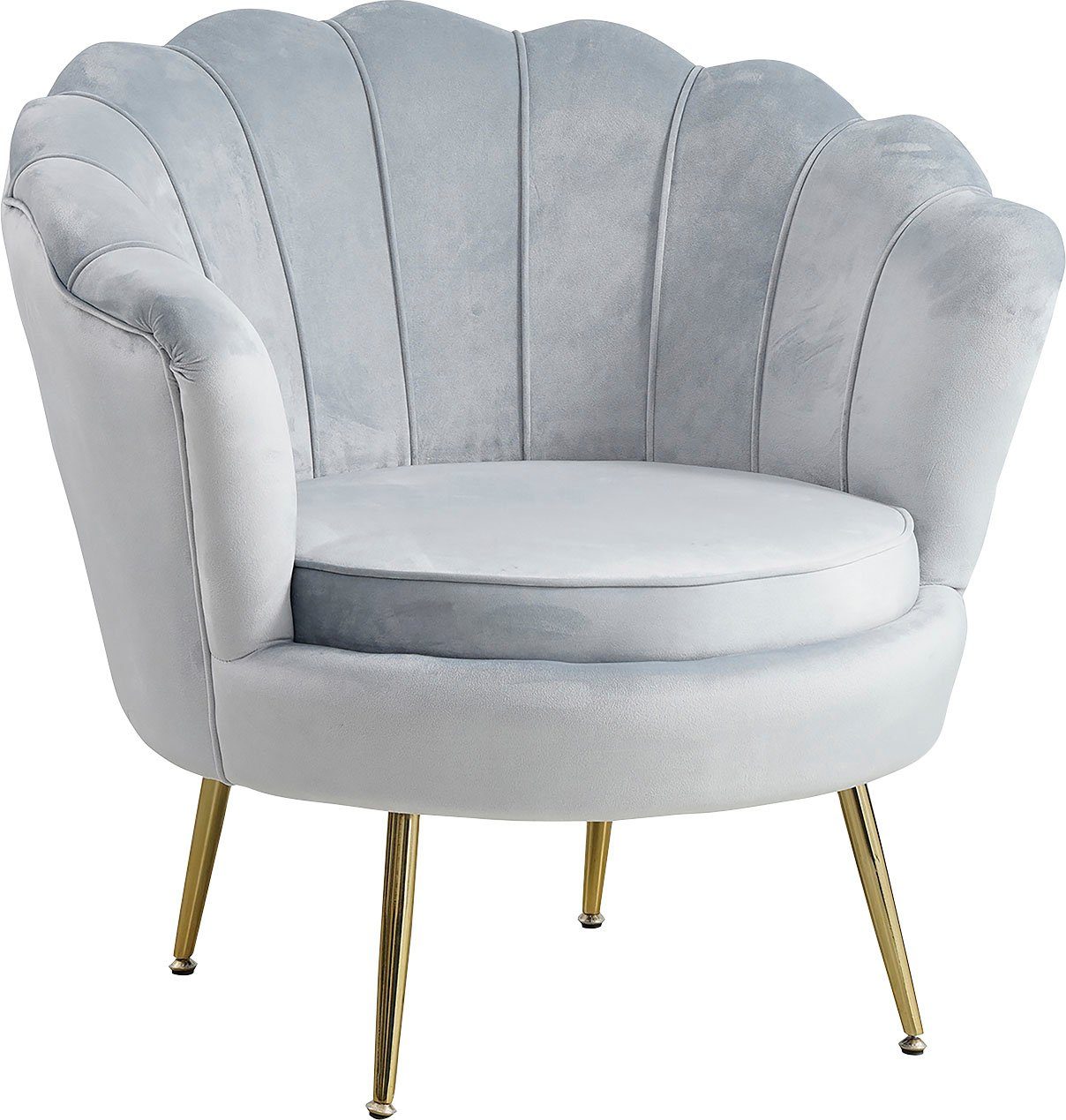 SalesFever Loungesessel "Clam", Prachtvoll extravagantes Design im Muschel- günstig online kaufen