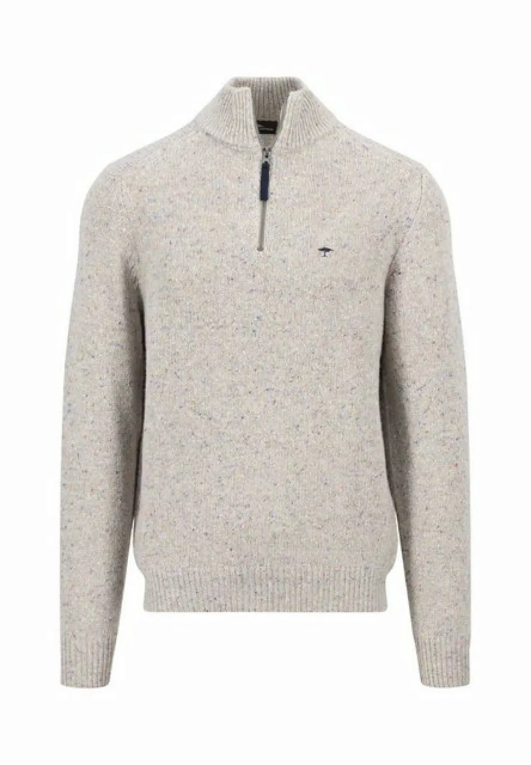 FYNCH-HATTON Strickpullover Herren Pullover mit Troyer-Kragen günstig online kaufen