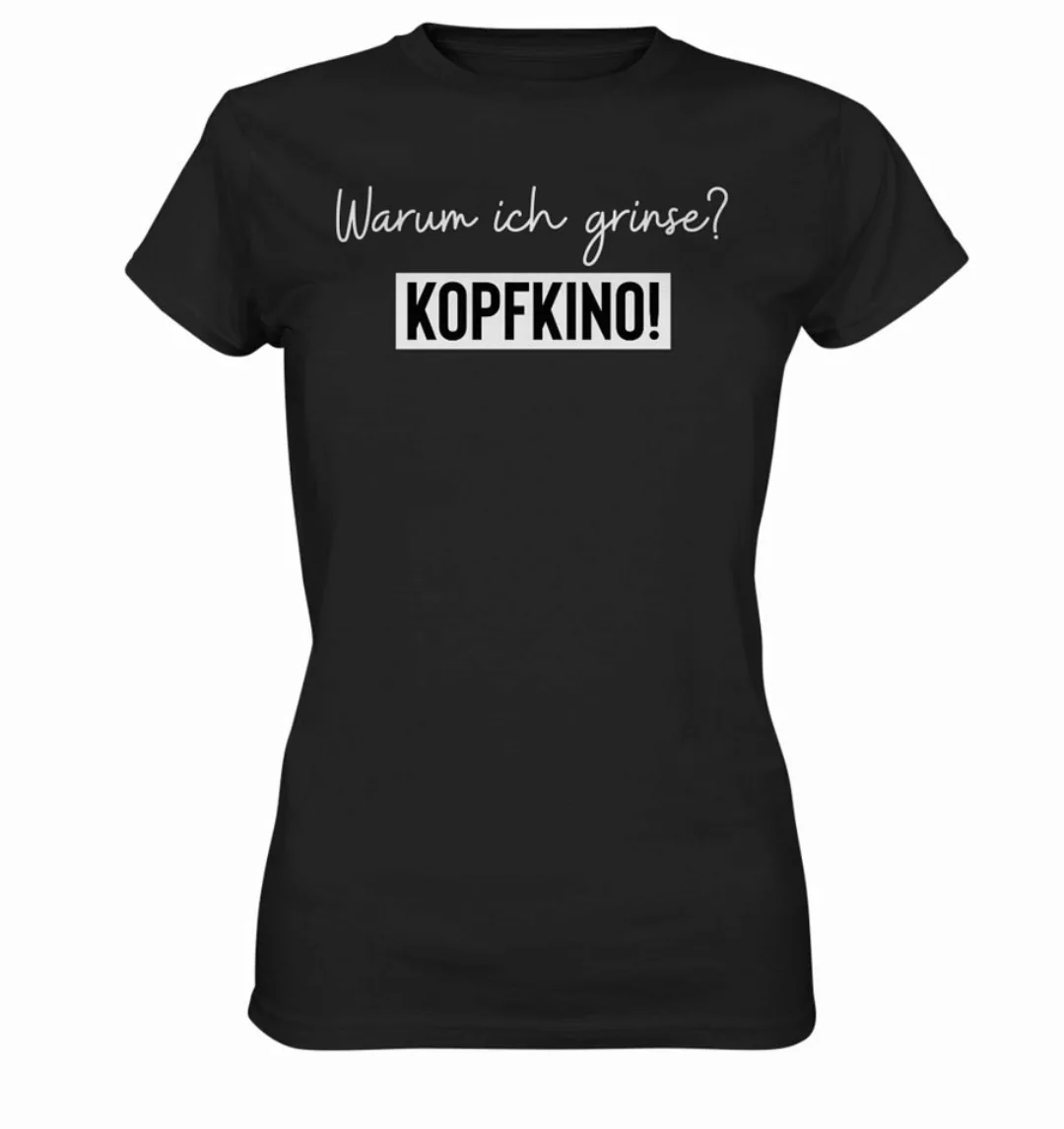 RABUMSEL Print-Shirt Warum ich grinse? Kopfkino! - Frauen T-Shirt günstig online kaufen