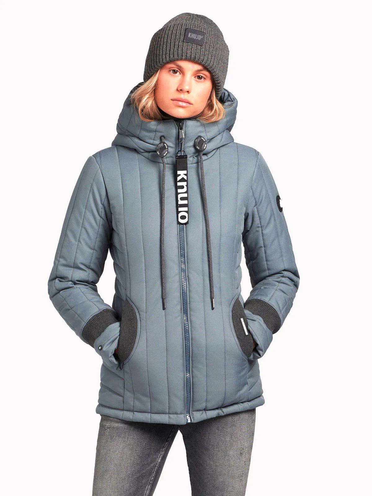 Khujo Winterjacke Tweety Prime5 Structured blue günstig online kaufen