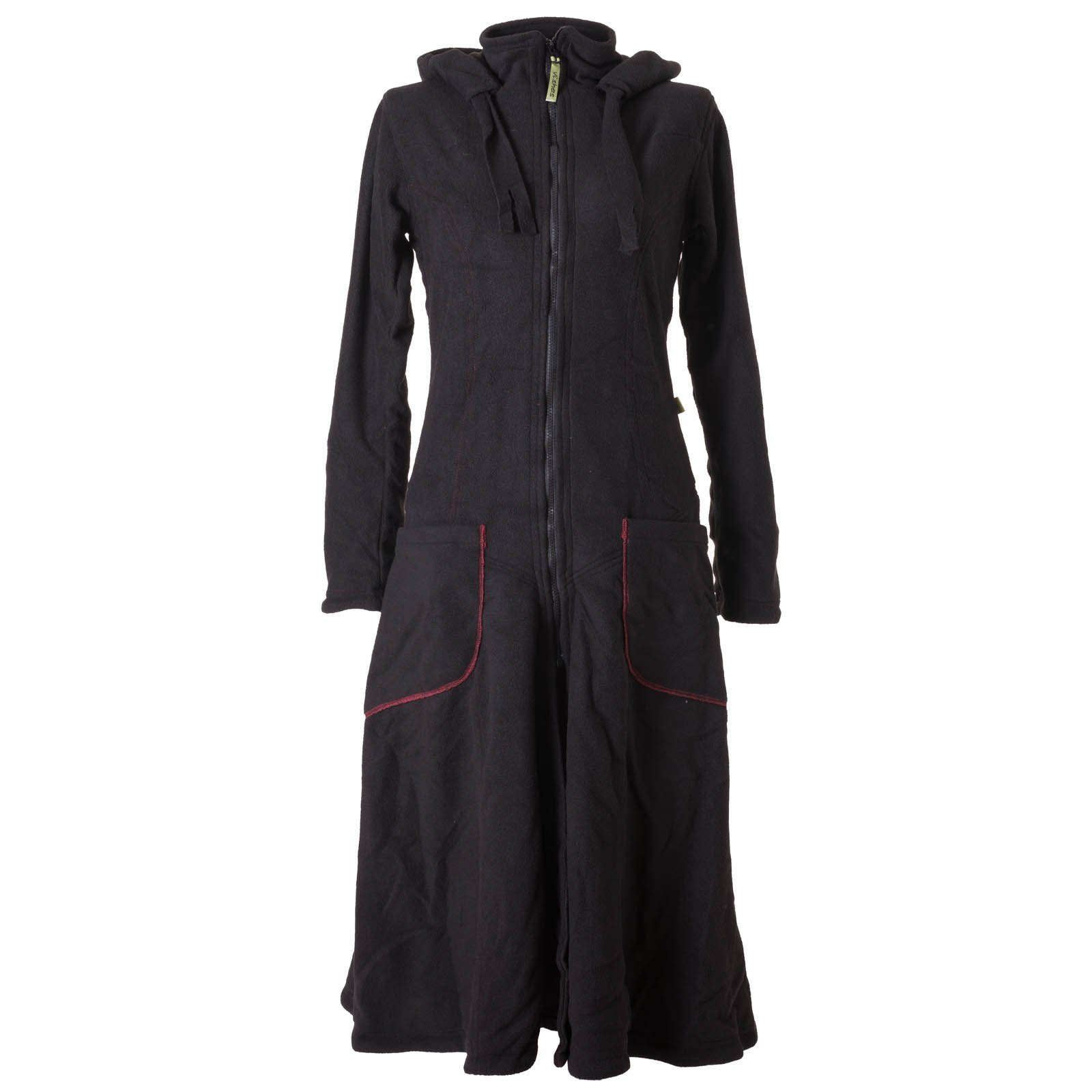 Vishes Langmantel Langer, warmer Fleece Mantel günstig online kaufen