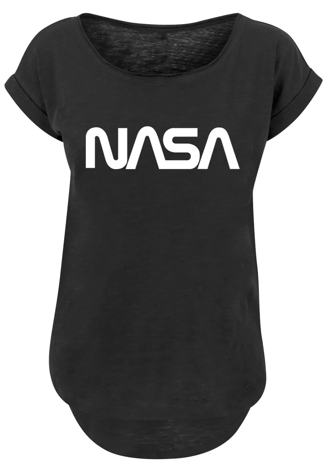 F4NT4STIC T-Shirt "NASA Modern Logo Black", Print günstig online kaufen