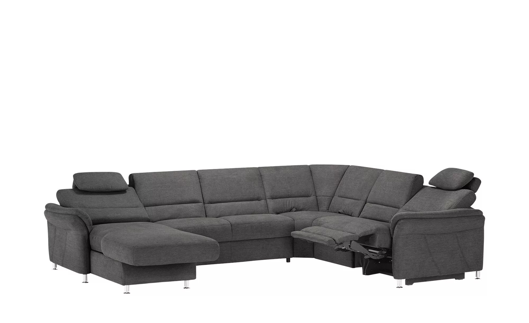 meinSofa Wohnlandschaft  Donald ¦ grau ¦ Maße (cm): B: 330 H: 89 T: 262 Pol günstig online kaufen