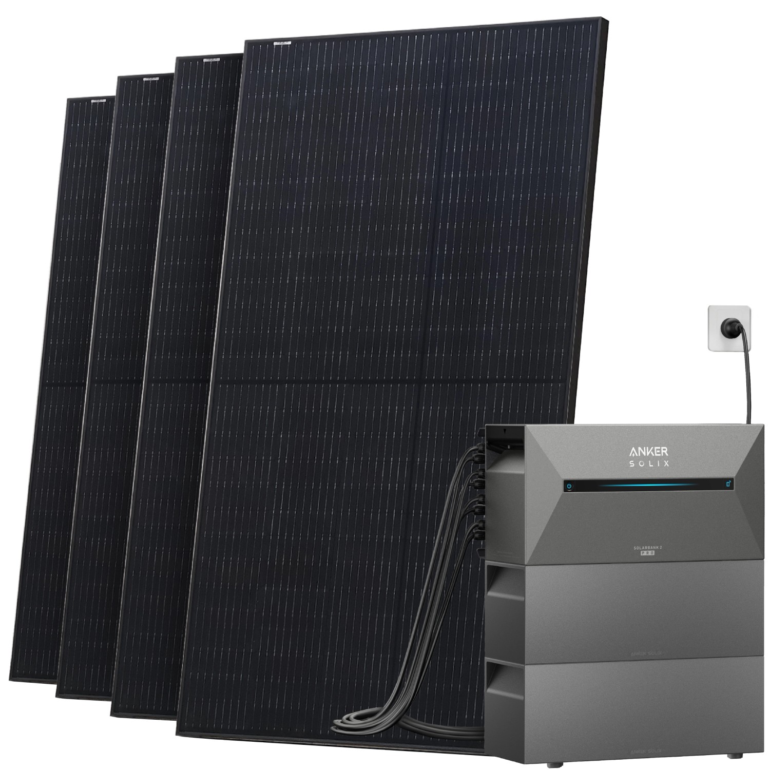 Solarway All In One Balkonkraftwerk 2000W mit Anker Solix 2 PRO Speicher St günstig online kaufen