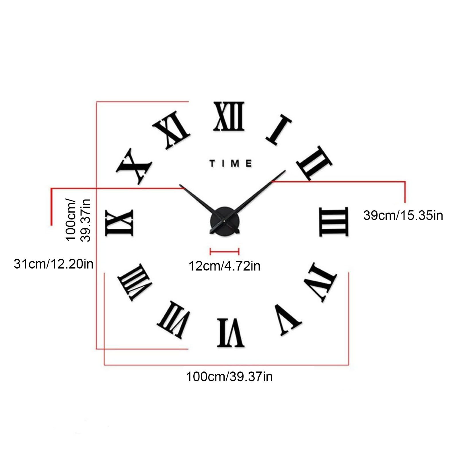 MODFU Wanduhr Acryl Wanduhr DIY Wand günstig online kaufen