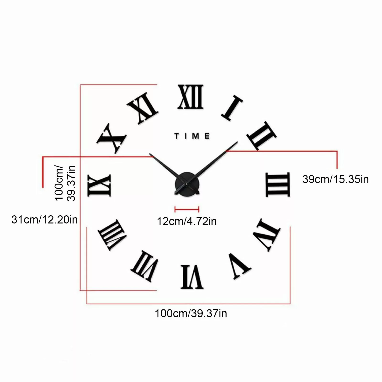 MODFU Wanduhr Acryl Wanduhr DIY Wand günstig online kaufen