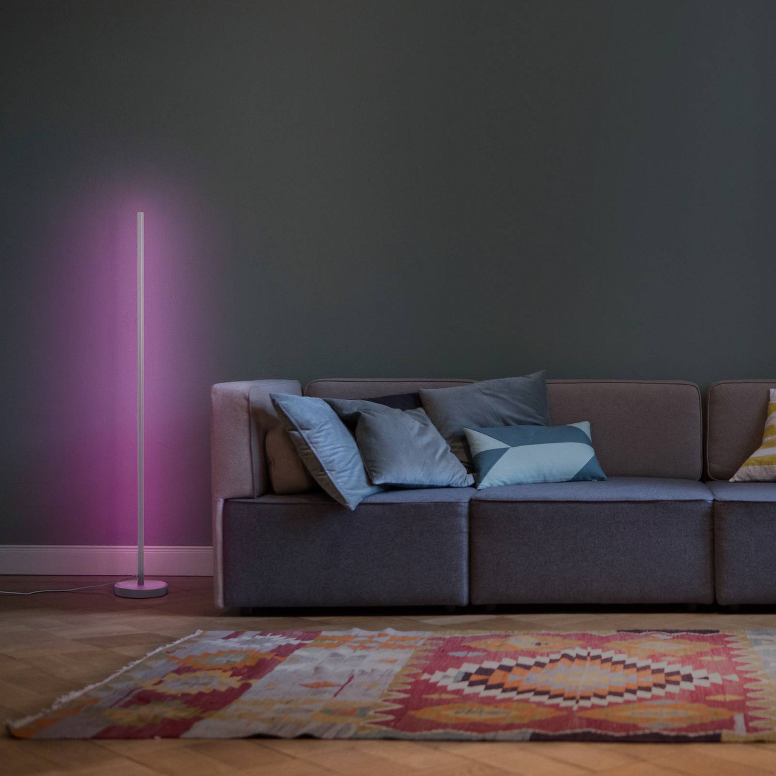 LEDVANCE SMART+ WiFi Floor round LED-Stehleuchte, weiß günstig online kaufen