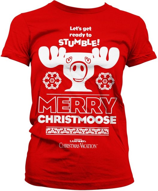 National Lampoon's T-Shirt Merry Christmoose Girly Tee günstig online kaufen