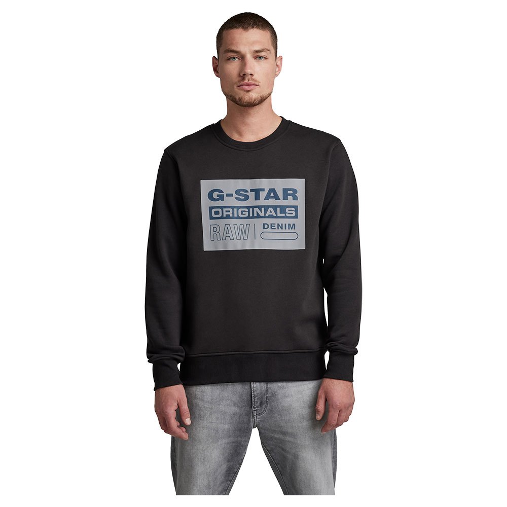 G-star Original Label Pullover S Dark Black günstig online kaufen