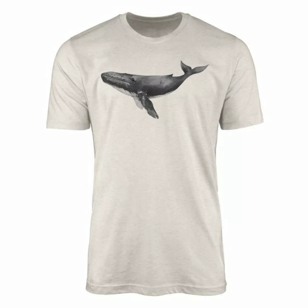 Sinus Art T-Shirt Herren Shirt 100% gekämmte Bio-Baumwolle T-Shirt Buckelwa günstig online kaufen