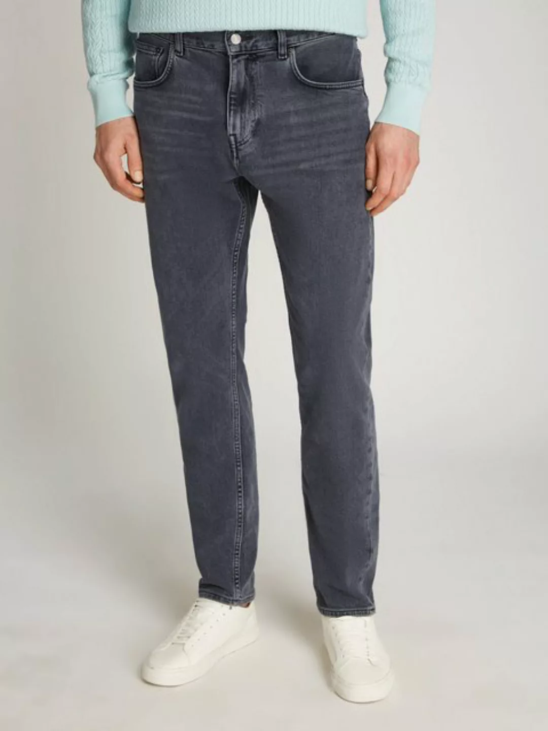 Tommy Hilfiger Tapered-fit-Jeans TAPERED HARLEM STR TREVOR GREY in grauer W günstig online kaufen