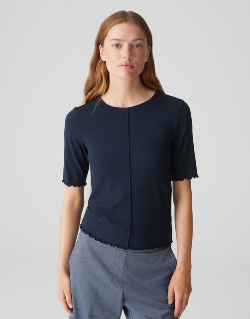 OPUS Kurzarmshirt Shirt SIROSA Slim aus ECOVERO™ Viskose Mix günstig online kaufen