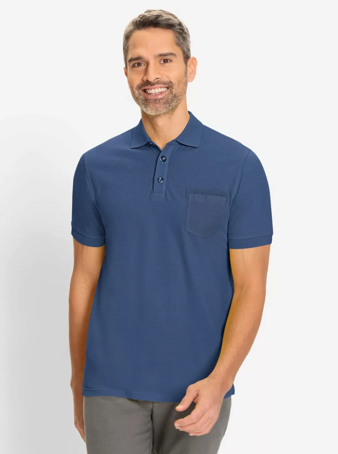 Marco Donati Kurzarmshirt "Poloshirt", (1 tlg.) günstig online kaufen