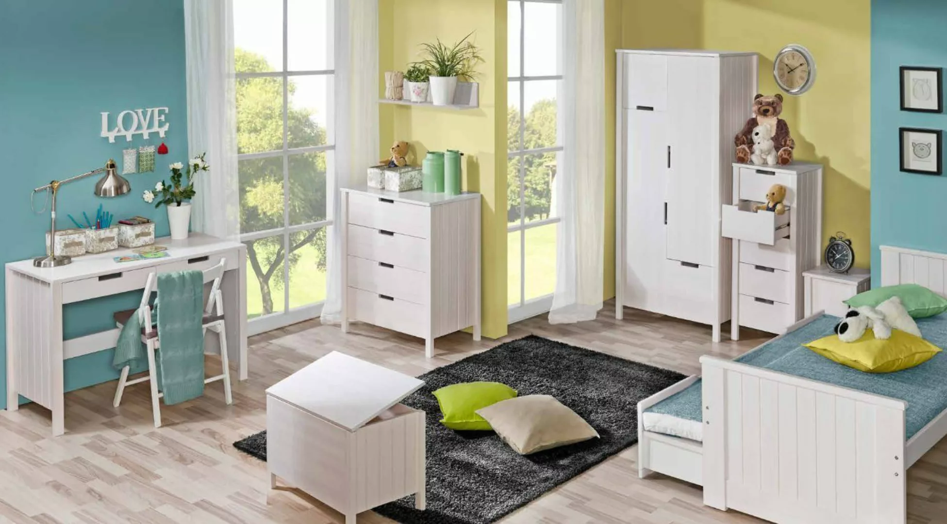 JVmoebel Kinderbett, Echt Holz Kinder & Jugend Bett Möbel Matratze Betten K günstig online kaufen