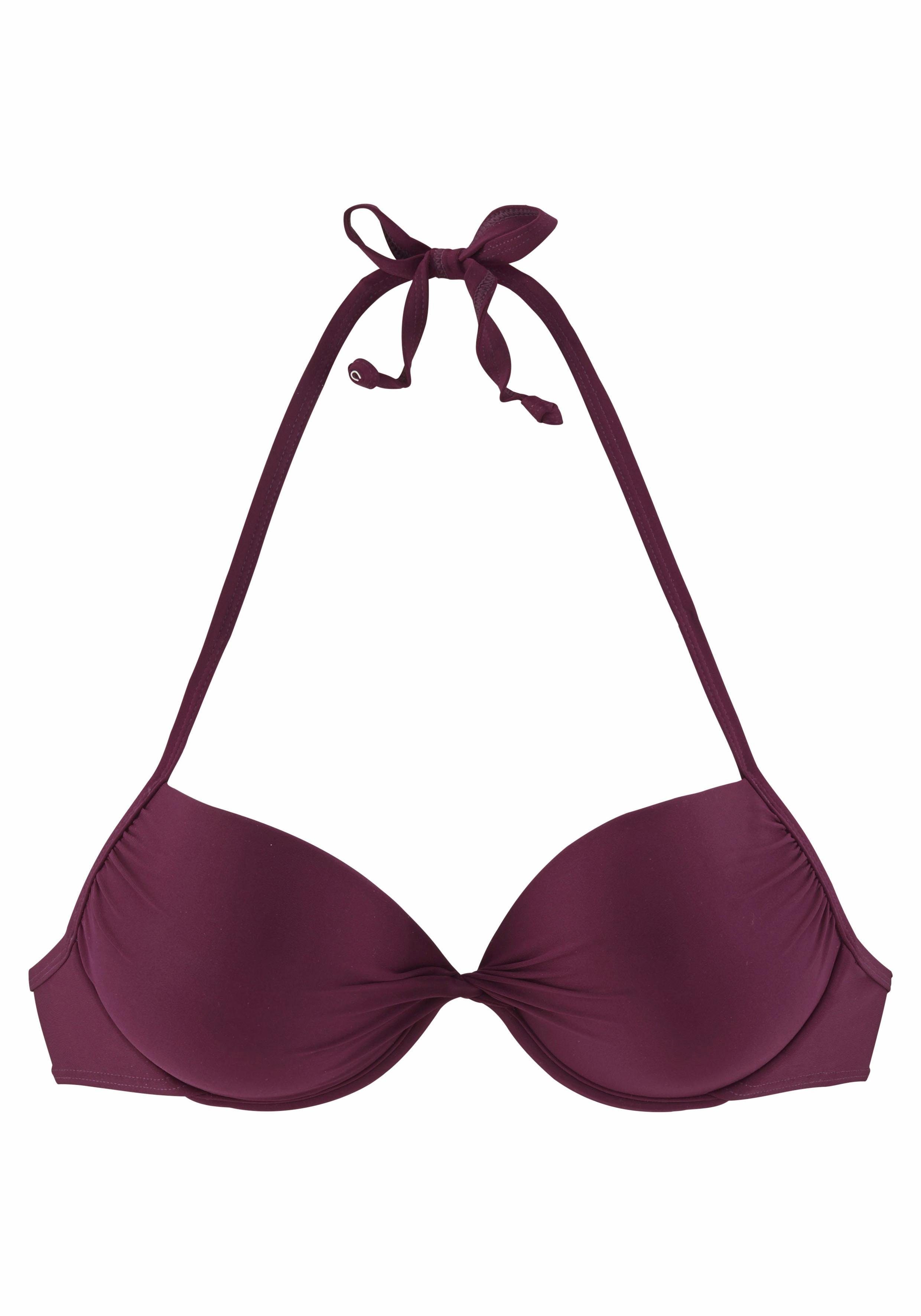LASCANA Push-Up-Bikini-Top Italy, mit Raffung günstig online kaufen