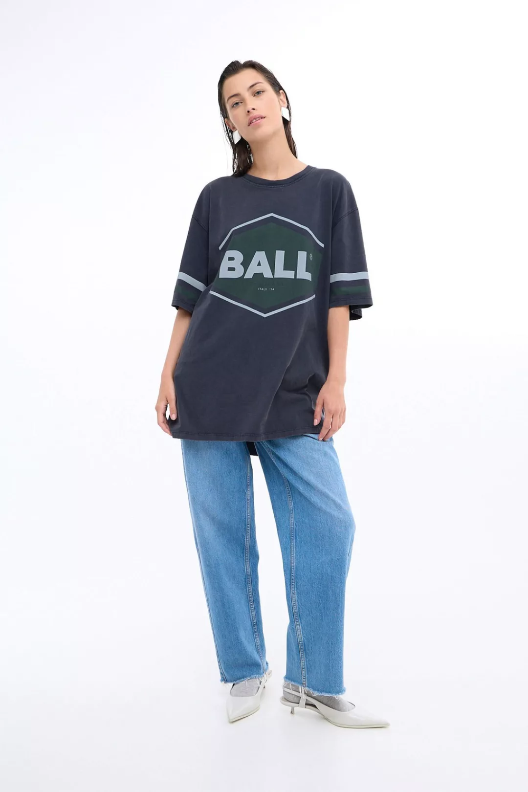 BALL T-Shirt BANOEMI TEE oversized T-Shirt günstig online kaufen