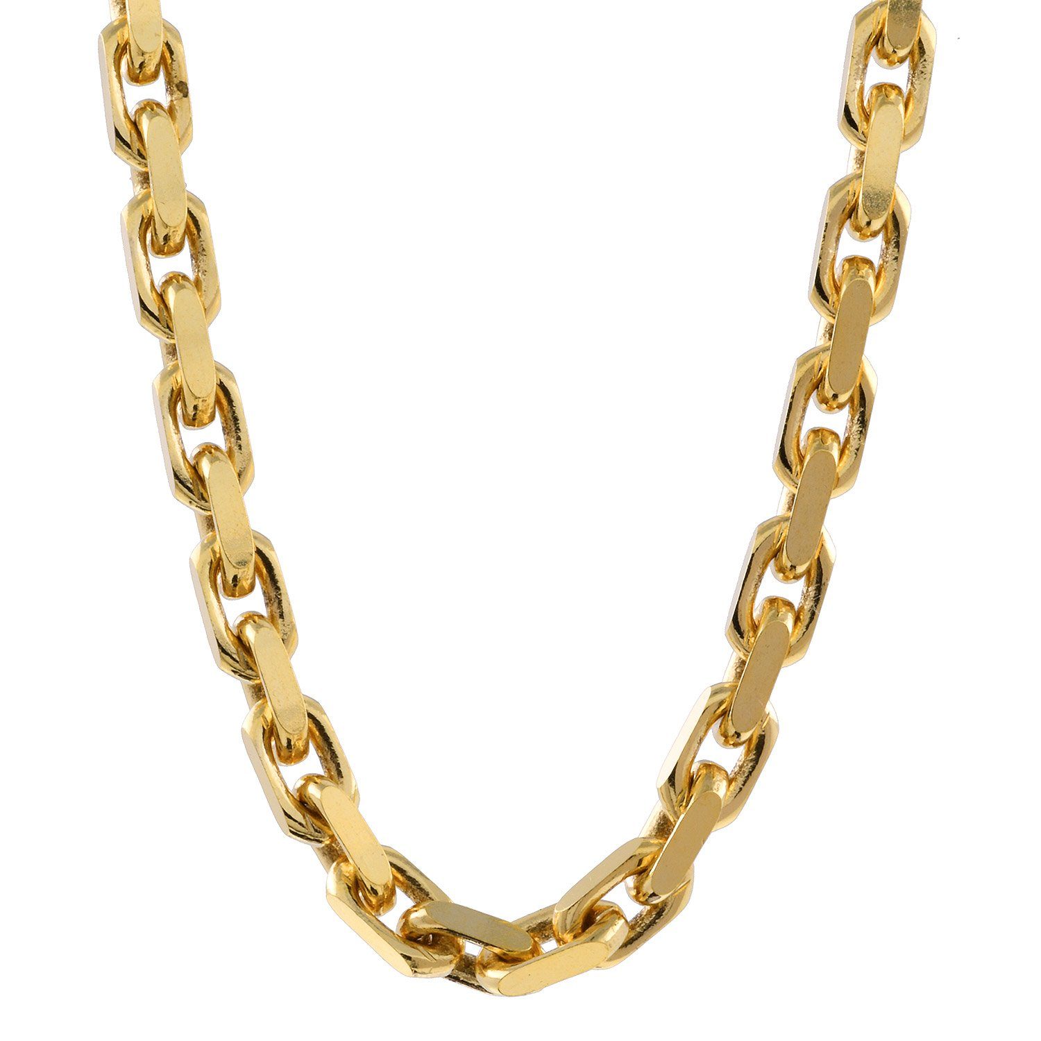 HOPLO Goldkette Ankerkette diamantiert Länge 21cm günstig online kaufen