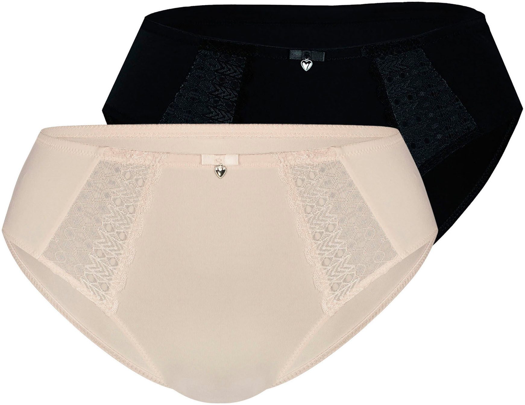 Sassa Slip (2er Pack) mit Spitzeneinsatz günstig online kaufen