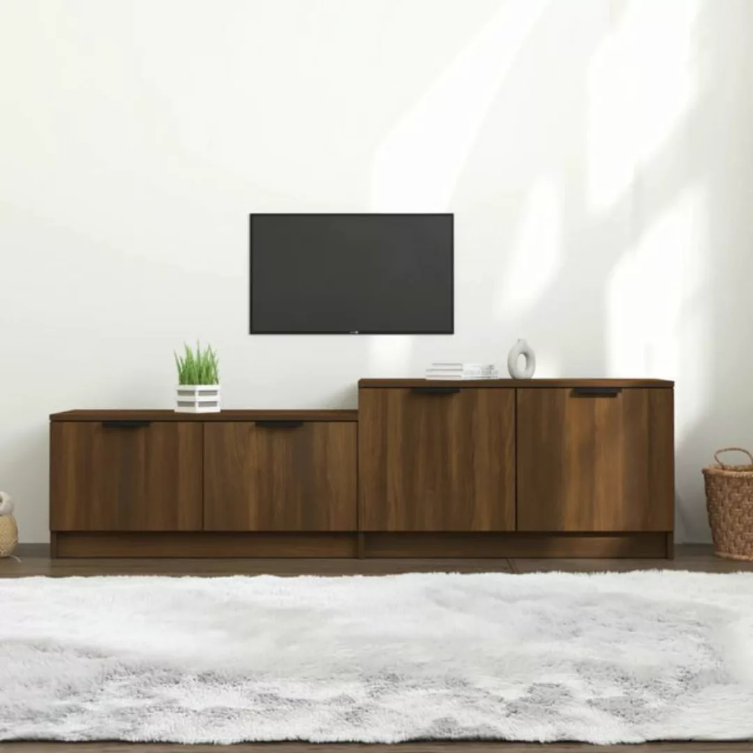 vidaXL TV-Schrank TV-Schrank Braun Eichen-Optik 158,5x36x45 cm Holzwerkstof günstig online kaufen