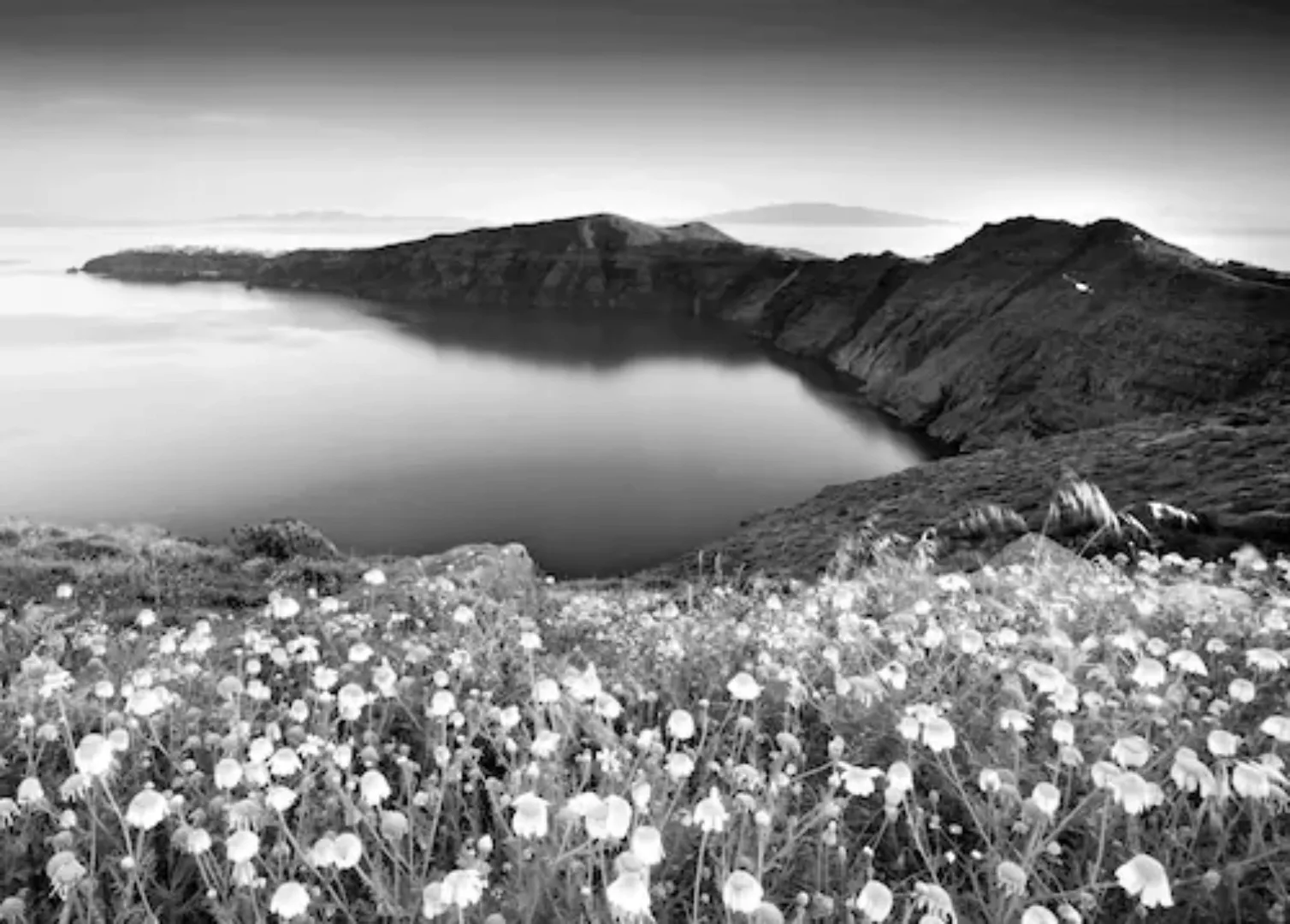 Papermoon Fototapete »Landschaft schwarz & weiß« günstig online kaufen