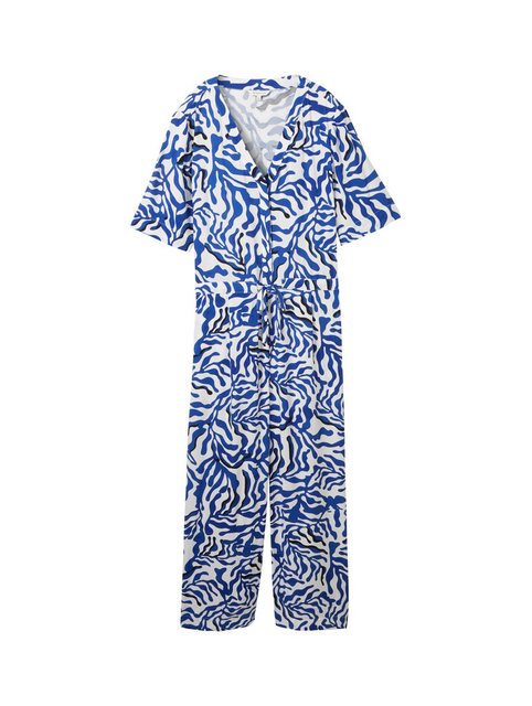 TOM TAILOR Jumpsuit v-neck overall with belt günstig online kaufen