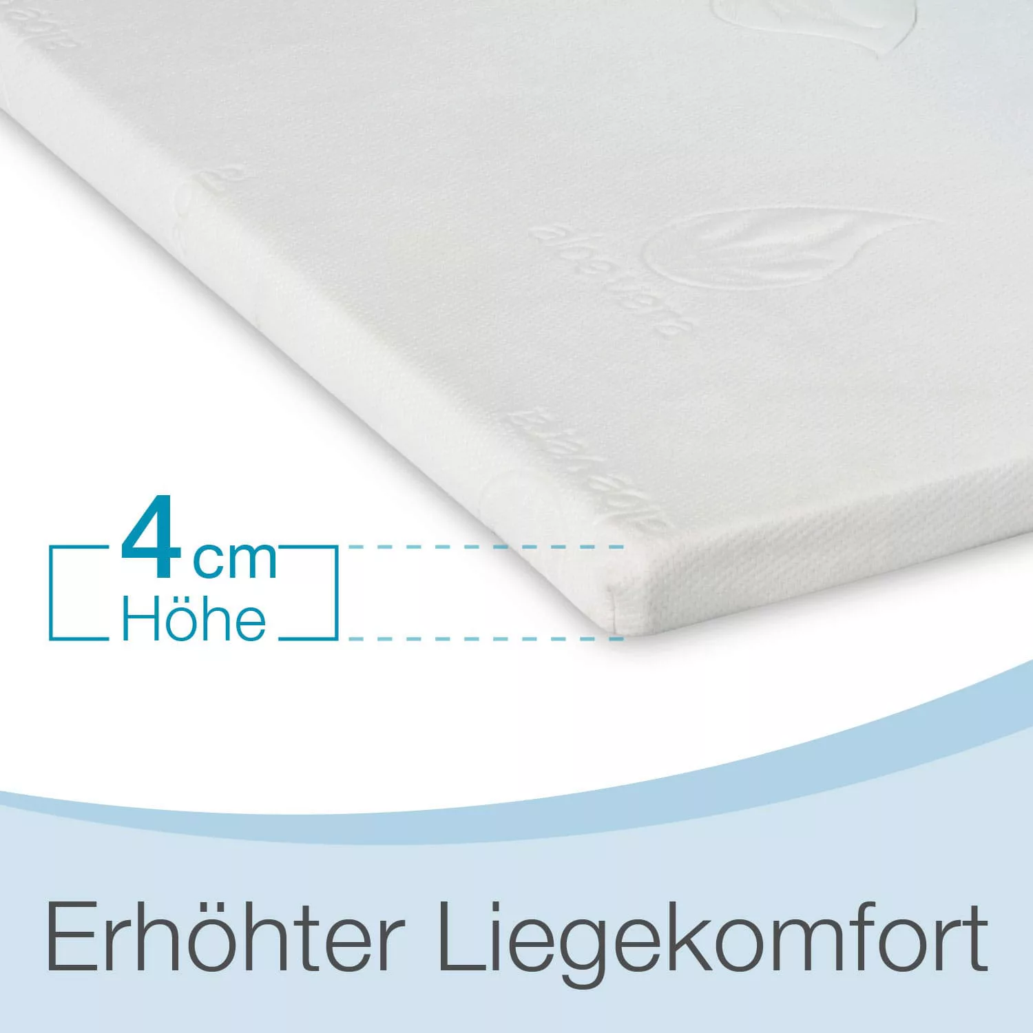 Bestschlaf Gelschaum-Topper, 4 cm dick, 100x200 cm günstig online kaufen