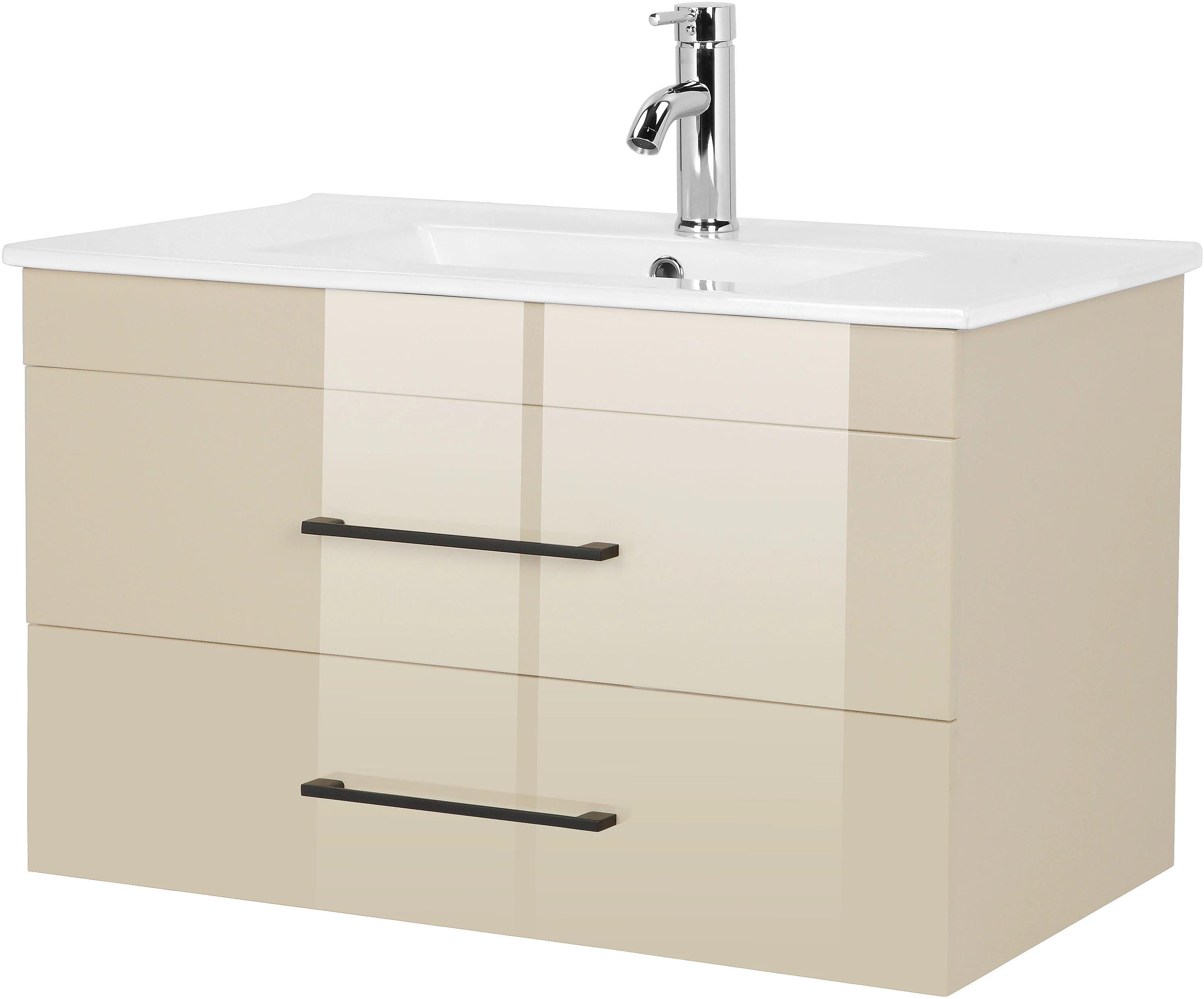 welltime Waschtisch "Florenz Badmöbel Badschrank mit Waschbecken", Waschpla günstig online kaufen