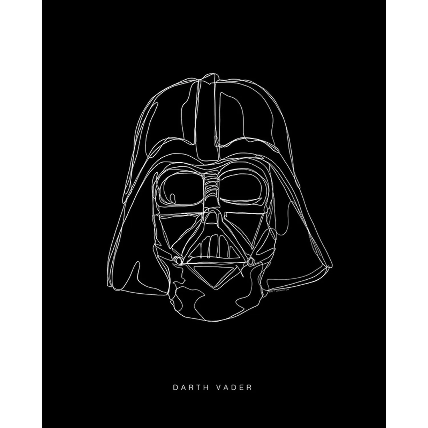 Komar Wandbild Star Wars Vader 40 x 50 cm günstig online kaufen